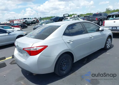 2016 Toyota Corolla Le from USA, damaged, VIN 2T1BURHE3GC679490